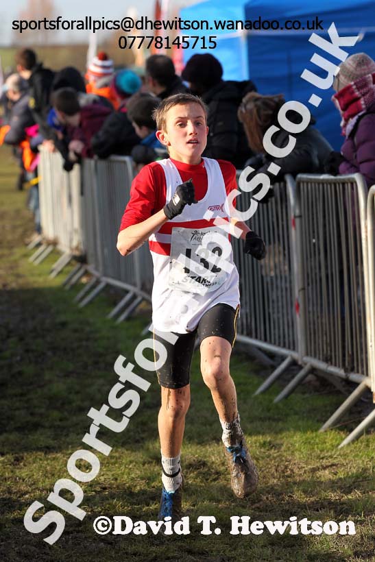 Boys under-13s Northern Cross Country  Championships, Pontefract. Photo: David T. Hewitson/Sports for All Pics